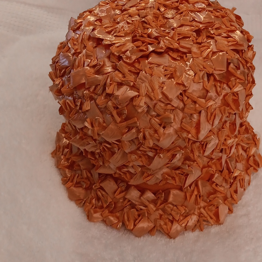 Vintage Beautiful Orange Hat